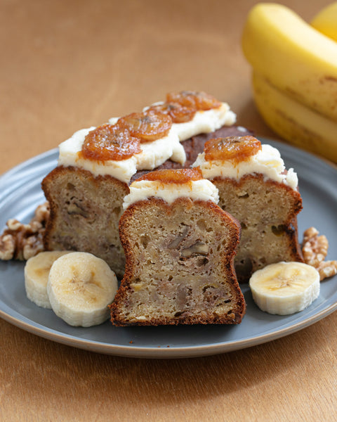 米粉のバナナケーキ　スライス